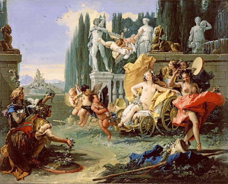 The Triumph of Flora (ca. 1743),  by Giovanni Battista Tiepolo