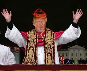 Donald Trump as Pope for President
